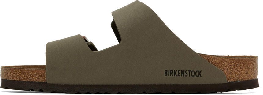 Birkenstock Taupe Regular Arizona Sandals - Picture 4