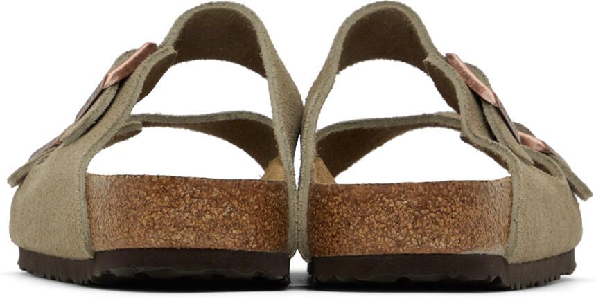 Birkenstock Taupe Regular Arizona Soft Footbed Sandals