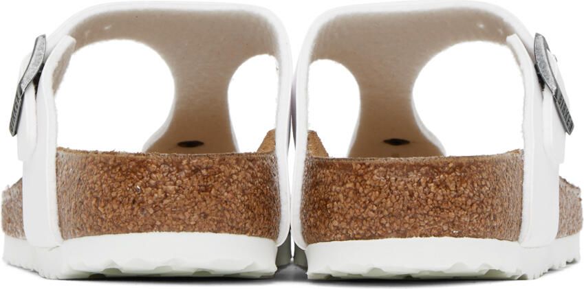 Birkenstock White Gizeh Sandals