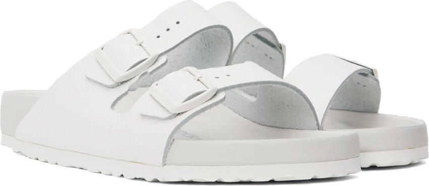 Birkenstock White Regular Arizona Sandals - Picture 2