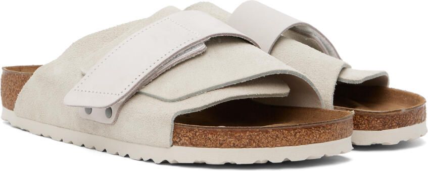 Birkenstock White Regular Kyoto Sandals - Picture 2