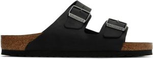 Birkenstock Black Arizona Soft Footbed Sandals