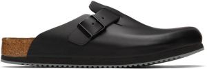 Birkenstock Black Boston Super Grip Clogs