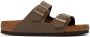 Birkenstock Brown Birkibuc Arizona Sandals - Thumbnail 1