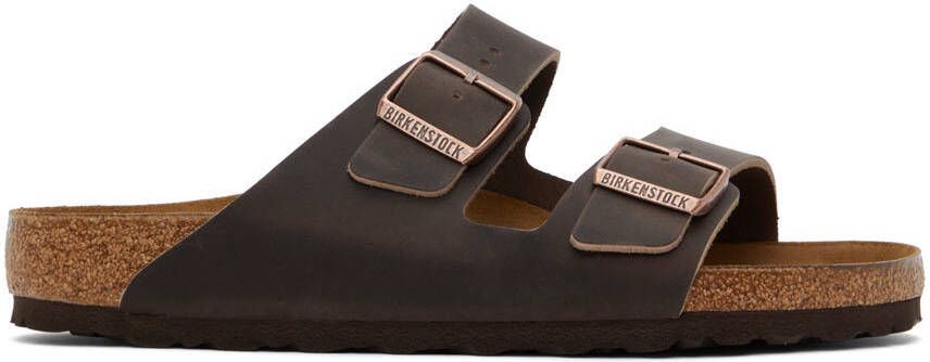 Birkenstock Brown Regular Arizona Soft Footbed Sandals - Picture 9
