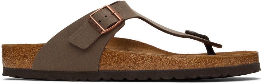 Birkenstock Brown Regular Gizeh Sandals