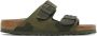 Birkenstock Khaki Narrow Arizona Sandals - Thumbnail 1