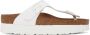 Birkenstock White Papillio Gizeh Platform Sandals - Thumbnail 1