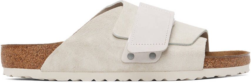 Birkenstock White Regular Kyoto Sandals