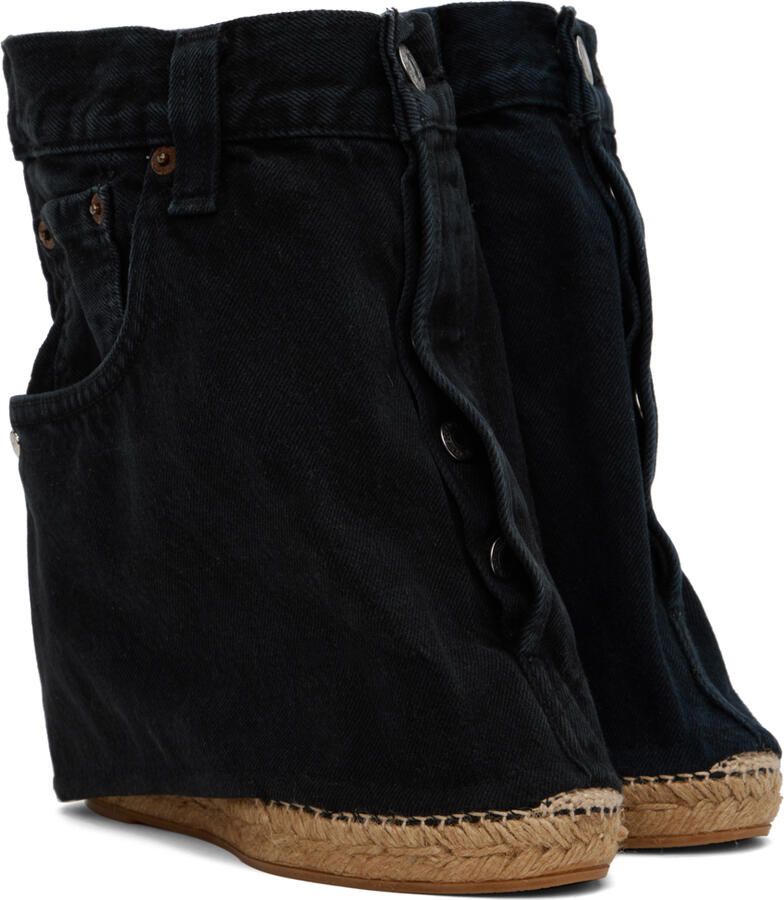 Bless Black Jeansheels Wedge Heels - Picture 3