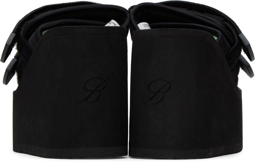 Blumarine Black Suicoke Edition Moto Heeled Sandals - Picture 3