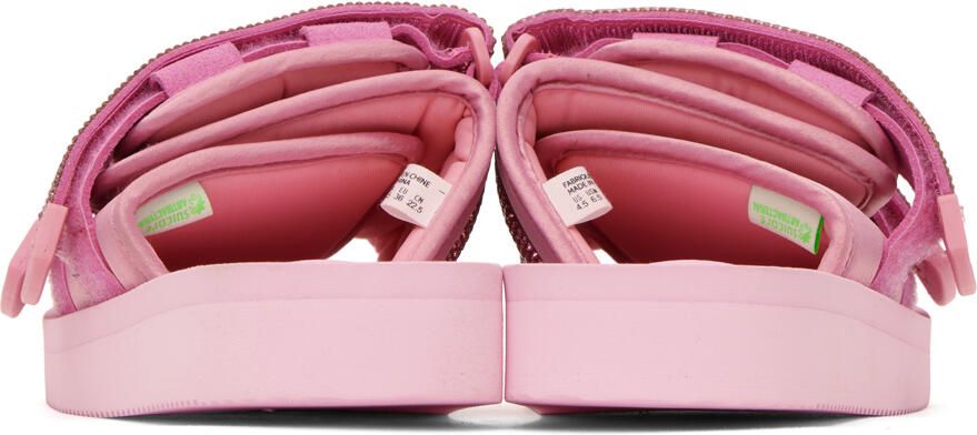 Blumarine Pink Suicoke Edition MOTO-Cab Sandals