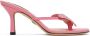 Blumarine Pink Butterfly Thong Sandals - Thumbnail 1
