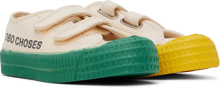 Bobo Choses Kids Beige Contrast Sneakers - Picture 2