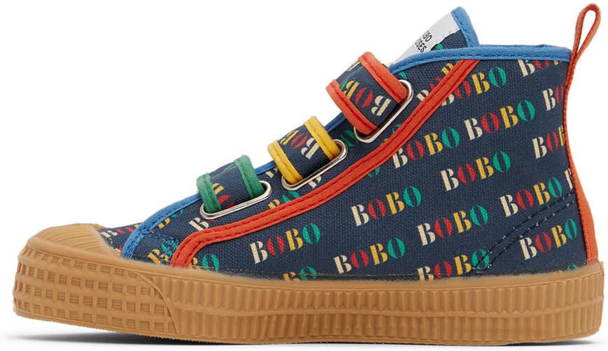 Bobo Choses Kids Beige Hearts Sneakers - Picture 3