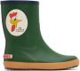 Bobo Choses Kids Green Mr O'Clock Rainboots - Thumbnail 1