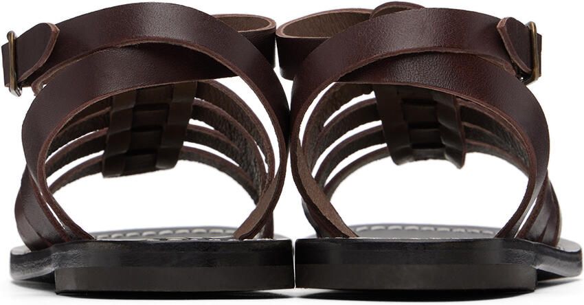 Bonpoint Kids Brown Frama Sandals - Picture 1