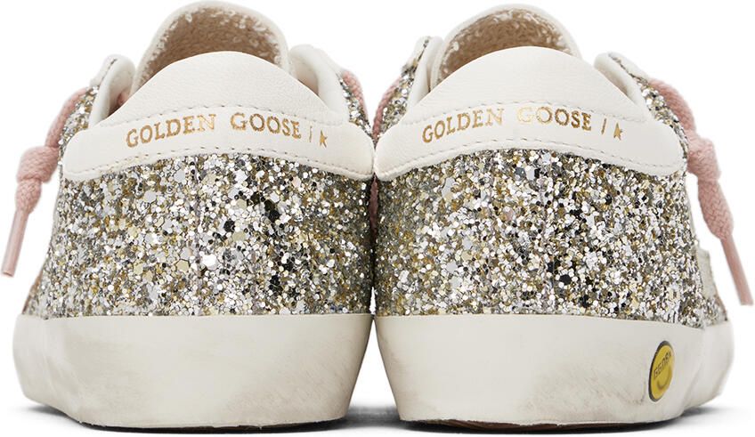 Bonpoint Kids Silver & White Golden Goose Edition Golstar Sneakers