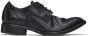 Boris Bidjan Saberi Black 'Shoe 2.1' Oxfords - Thumbnail 1