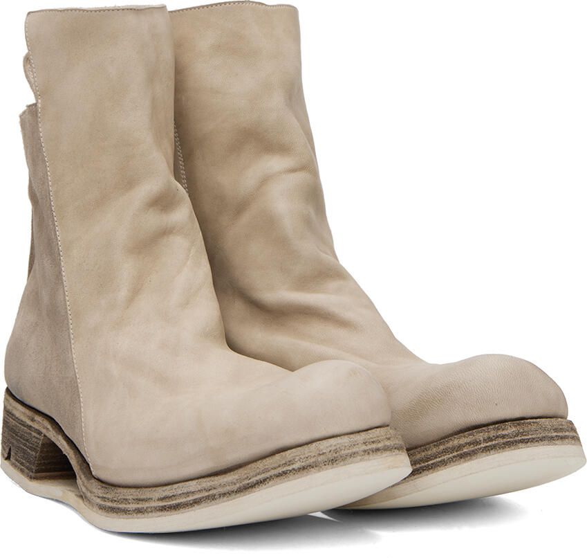 Boris Bidjan Saberi Beige Boot 1 Boots