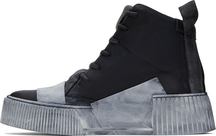 Boris Bidjan Saberi Black Bamba 1.1 Sneakers - Picture 3