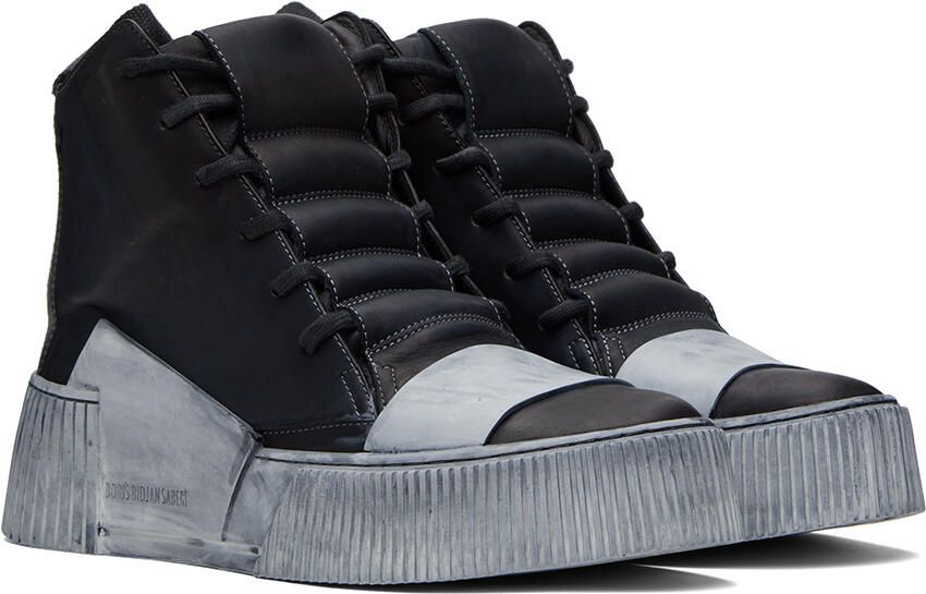 Boris Bidjan Saberi Black Bamba 1.1 Sneakers - Picture 2