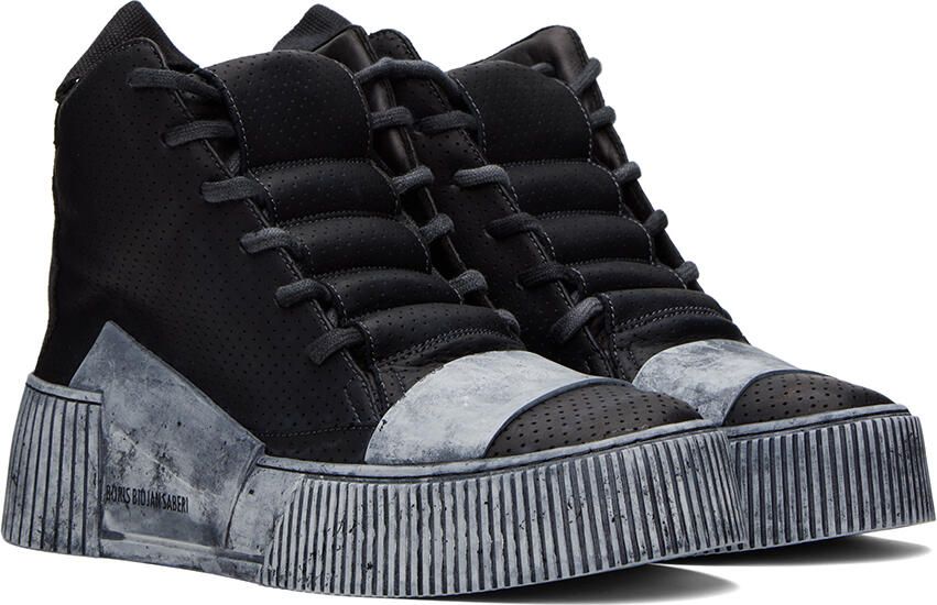 Boris Bidjan Saberi Black Bamba 1.1 Sneakers - Picture 2
