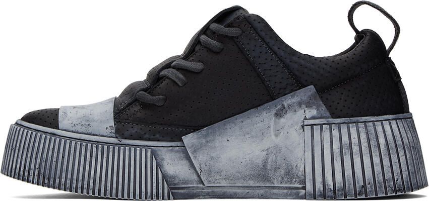 Boris Bidjan Saberi Black Bamba 2.1 Sneakers - Picture 3