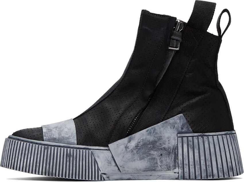 Boris Bidjan Saberi Black Bamba 3.2 Sneakers - Picture 3