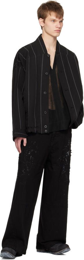 Boris Bidjan Saberi Black 'Shoe 1.1' Derbys - Picture 5