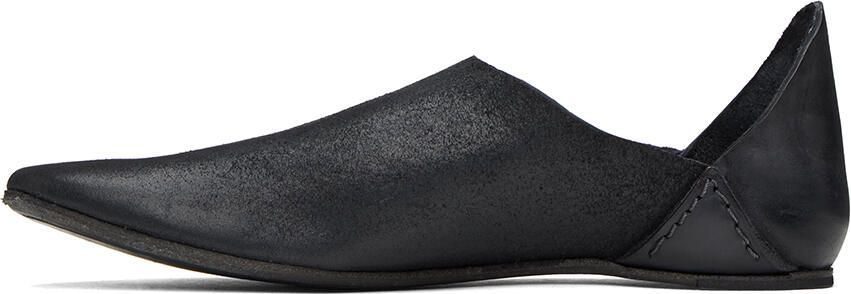 Boris Bidjan Saberi Black 'Slipper 1' Slippers - Picture 3