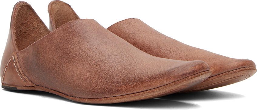 Boris Bidjan Saberi Brown 'Slipper 1' Slippers - Picture 2
