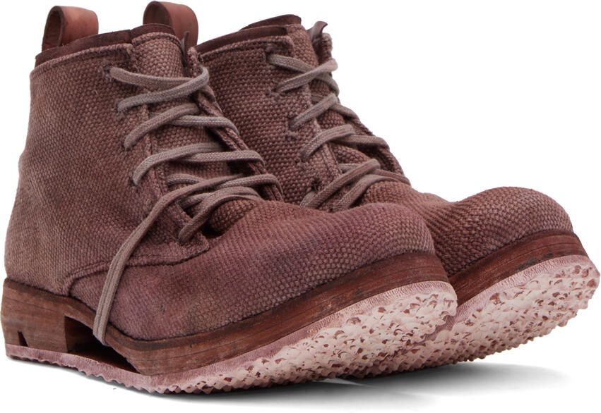 Boris Bidjan Saberi Burgundy Boot 4 Boots - Picture 2