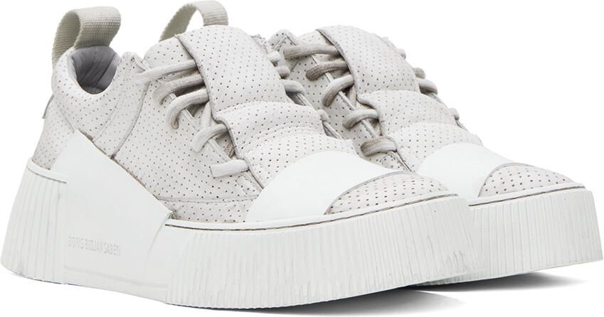 Boris Bidjan Saberi Gray Bamba 2.1 Sneakers - Picture 2