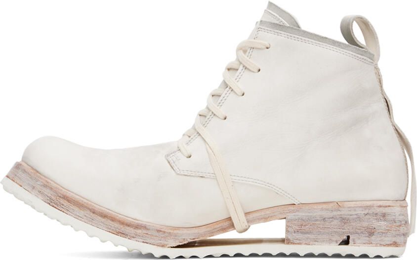 Boris Bidjan Saberi Gray 'Boot4' Boots - Picture 3