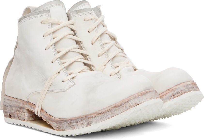 Boris Bidjan Saberi Gray 'Boot4' Boots - Picture 2