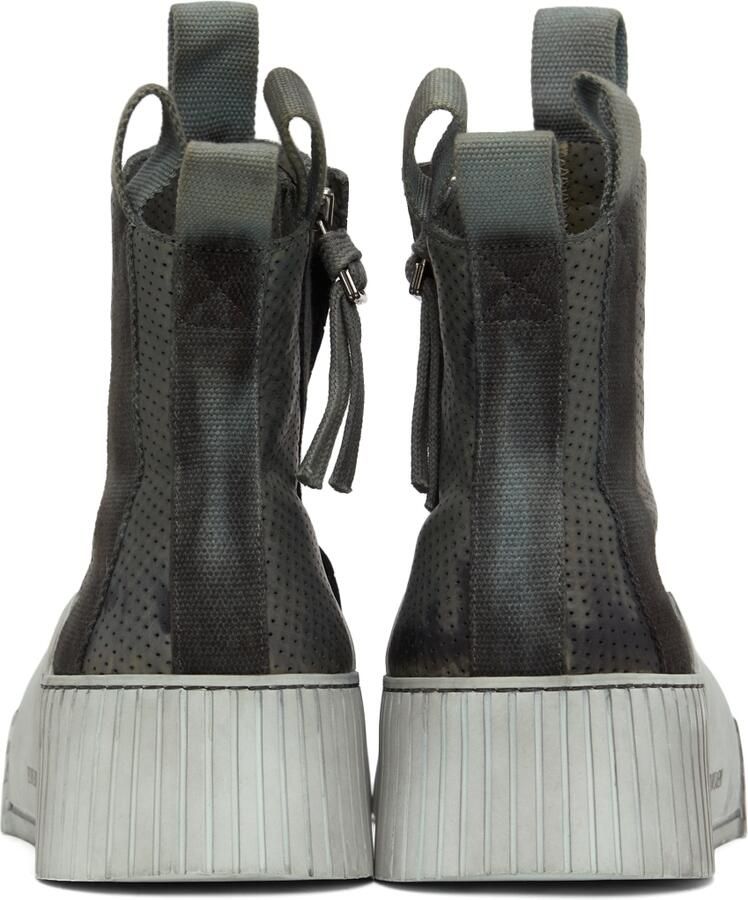 Boris Bidjan Saberi Grey Bamba 3.1 High Top Sneakers - Picture 2