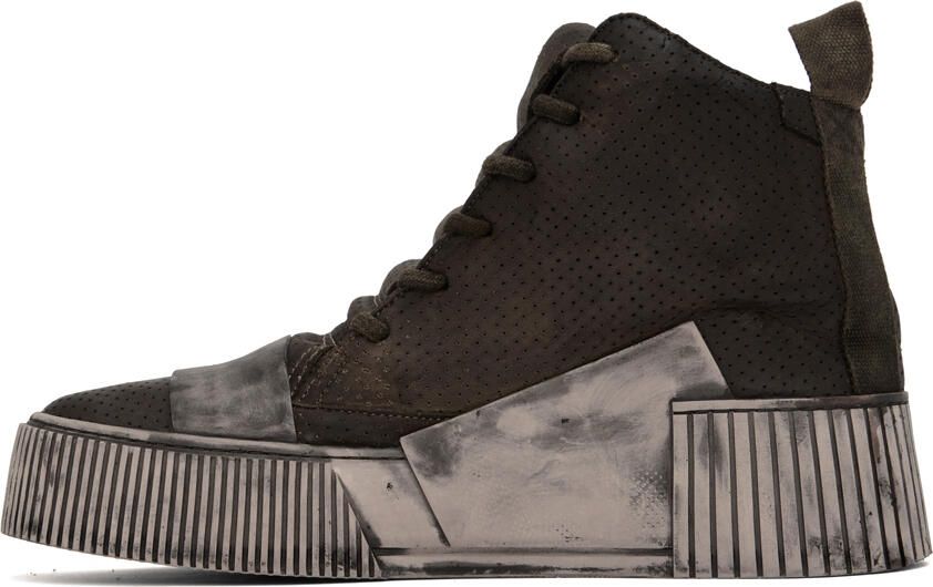 Boris Bidjan Saberi Khaki Bamba 1.1 Sneakers - Picture 3