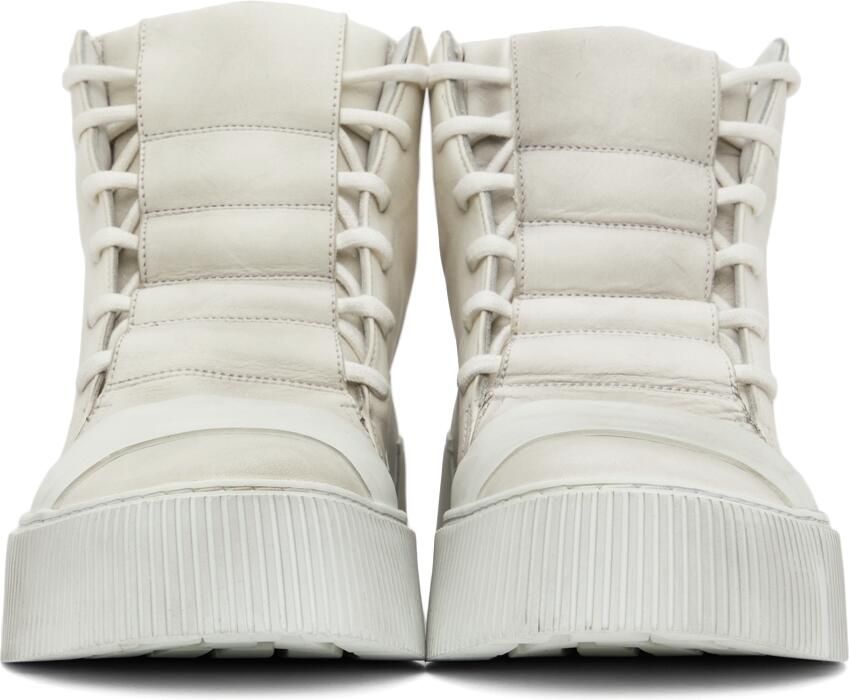 Boris Bidjan Saberi Off-White High Bamba 1.1 Sneakers - Picture 2