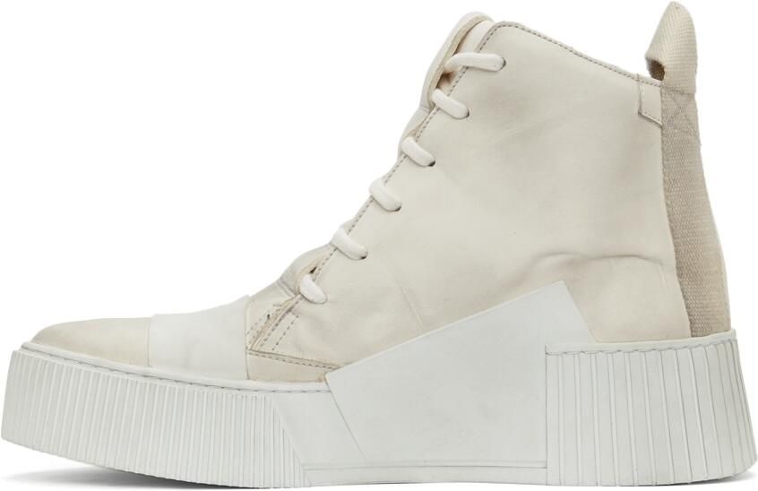 Boris Bidjan Saberi Off-White High Bamba 1.1 Sneakers - Picture 4