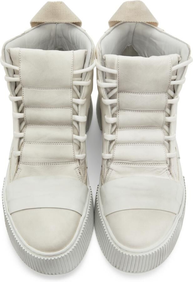 Boris Bidjan Saberi Off-White High Bamba 1.1 Sneakers - Picture 3