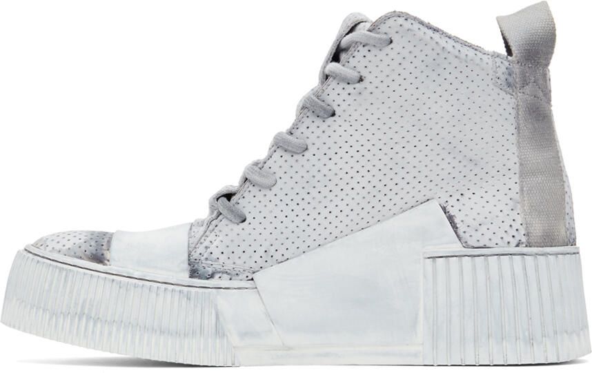 Boris Bidjan Saberi SSENSE Exclusive Grey Bamba 1.1 Sneakers - Picture 3