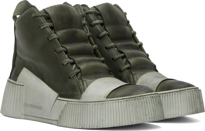 Boris Bidjan Saberi SSENSE Exclusive Khaki Bamba 1.1 Sneakers - Picture 2