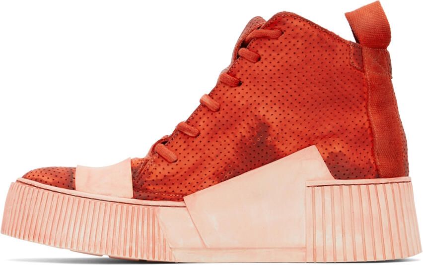 Boris Bidjan Saberi SSENSE Exclusive Red Bamba 1.1 Sneakers - Picture 3