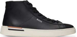 BOSS Black Logo High-Top Sneakers
