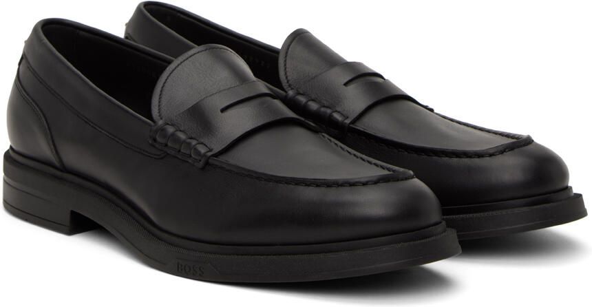 BOSS Black Almond Toe Loafers