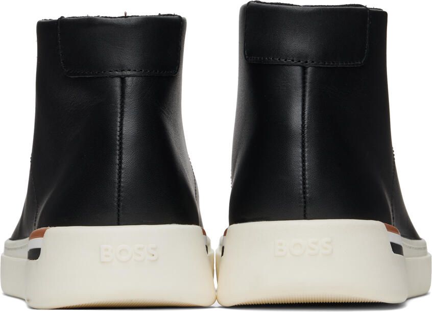 BOSS Black Logo High-Top Sneakers