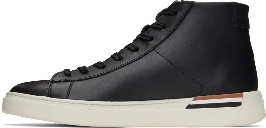 BOSS Black Logo High-Top Sneakers - Picture 3