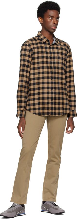 BOSS Gray Paneled Sneakers - Picture 3