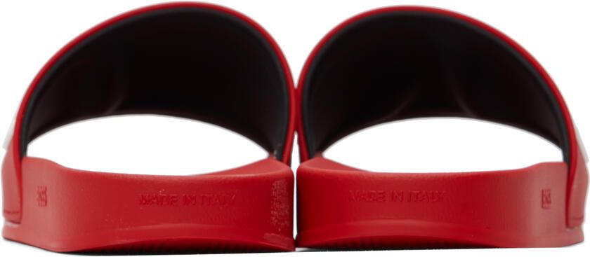 BOSS Red Raised Contrast Logo Slides